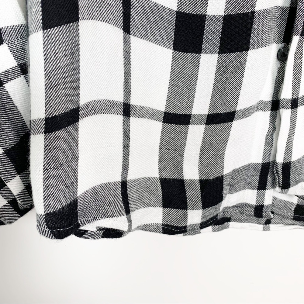 Banana Republic Dillon Fit Tie-Neck Flannel Shirt - Picture 5 of 6